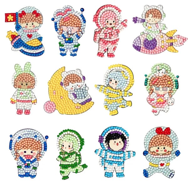 Creative Diamond Painting Sticker Sets