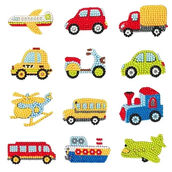 Magical Diamond Painting Sticker Kits for Kids