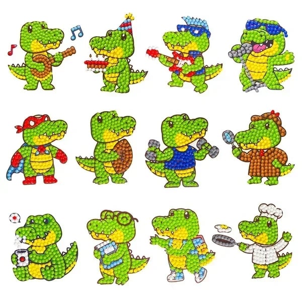 Magical Diamond Painting Sticker Kits for Kids