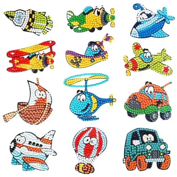 Magical Diamond Painting Sticker Kits for Kids