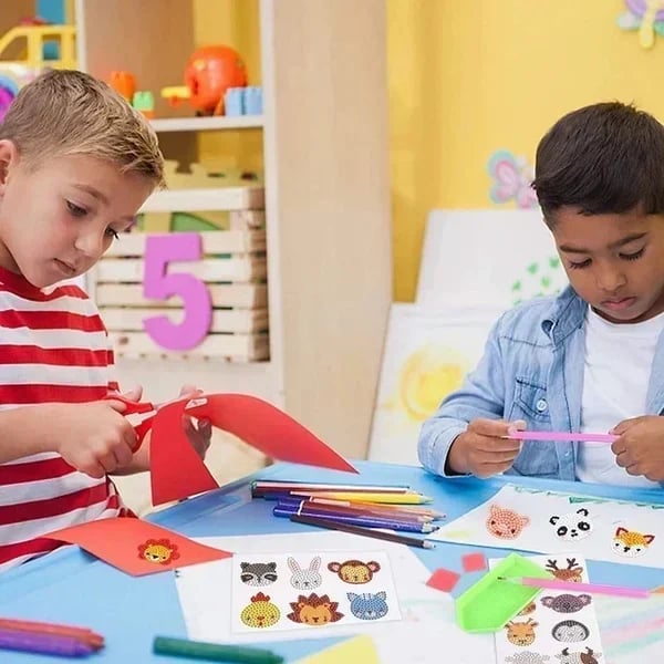 Magical Diamond Painting Sticker Kits for Kids