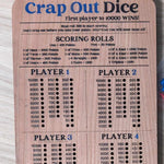 WürfelKönig - Holz-Taktik Scoreboard für Spielespaß