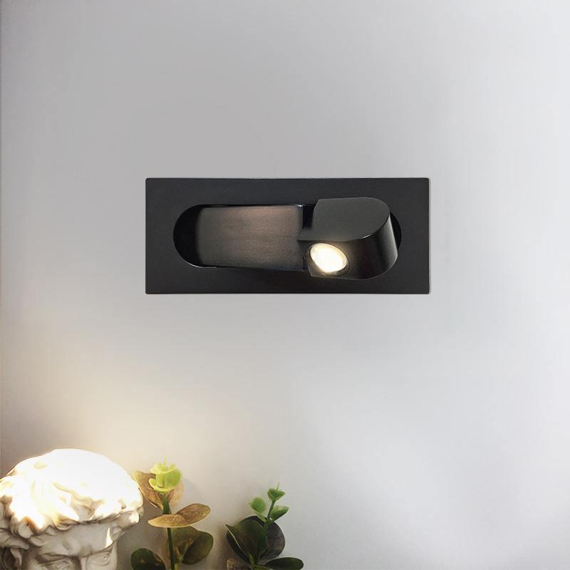 Wandlampe mit Flexibler LED-Leseleuchte – Stilvolle Nachtlampe