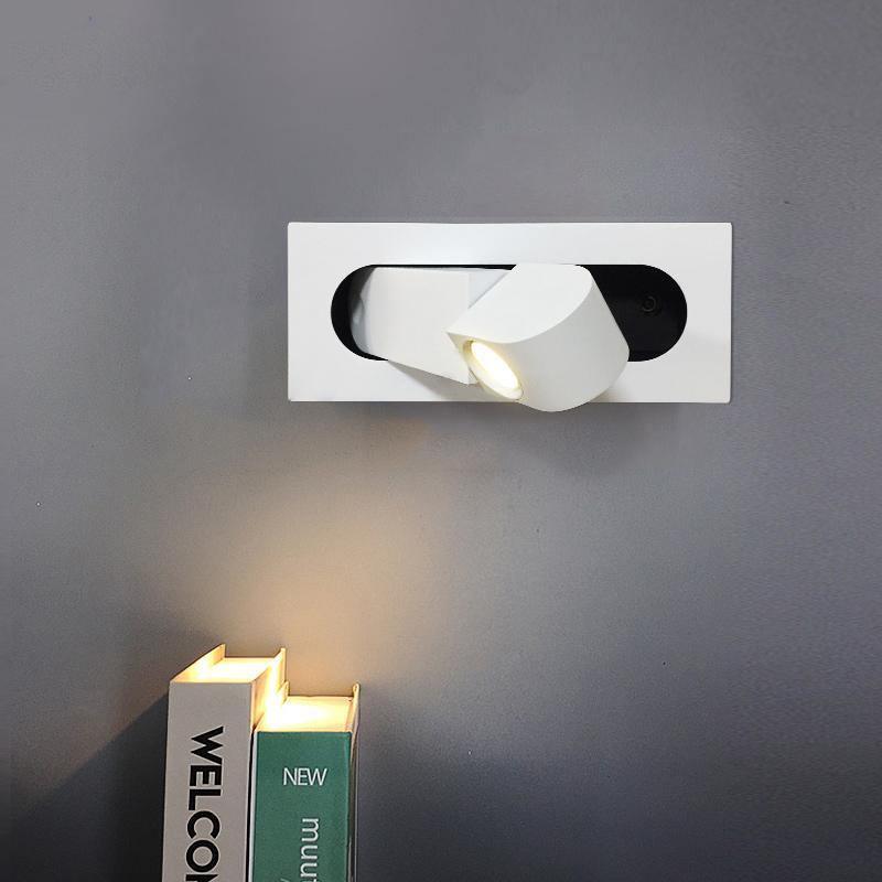 Wandlampe mit Flexibler LED-Leseleuchte – Stilvolle Nachtlampe