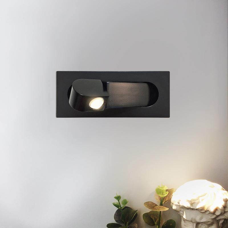Wandlampe mit Flexibler LED-Leseleuchte – Stilvolle Nachtlampe