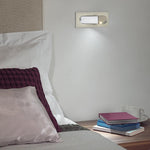 Wandlampe mit Flexibler LED-Leseleuchte – Stilvolle Nachtlampe