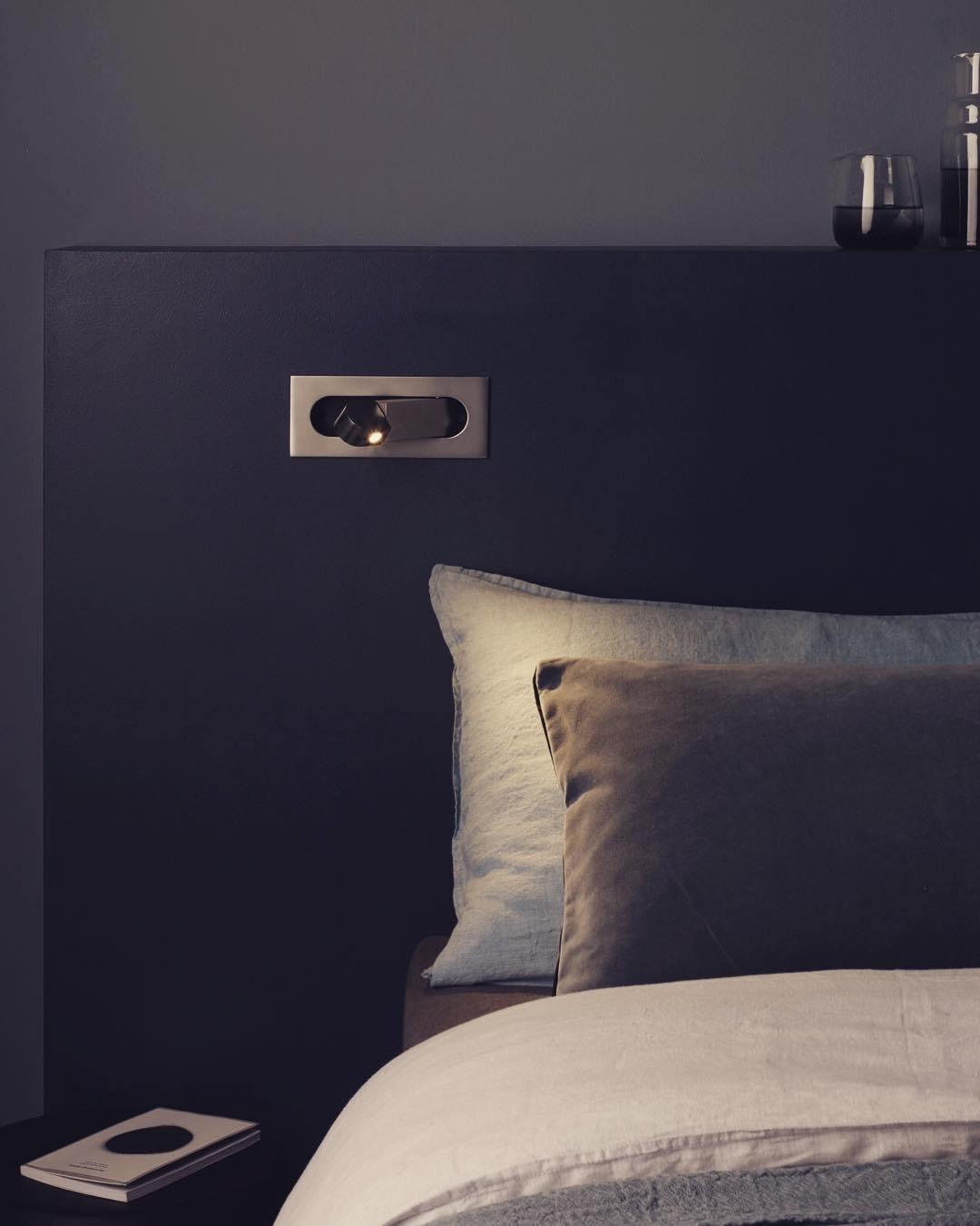 Wandlampe mit Flexibler LED-Leseleuchte – Stilvolle Nachtlampe