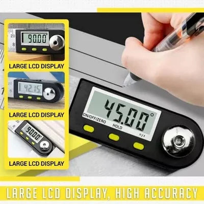 Digital Protractor with Precision Ruler