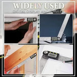 Digital Protractor with Precision Ruler