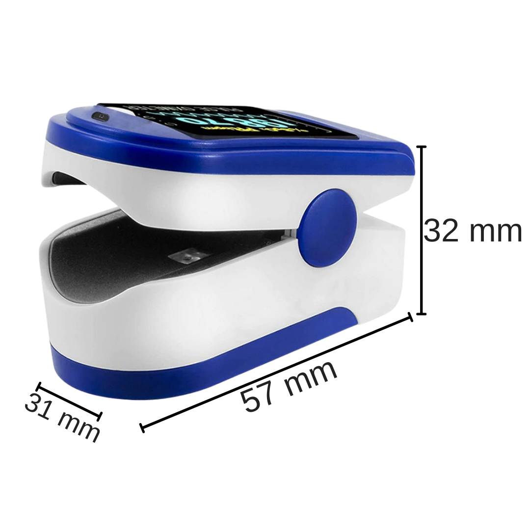 Precise finger pulse oximeter for immediate measurements