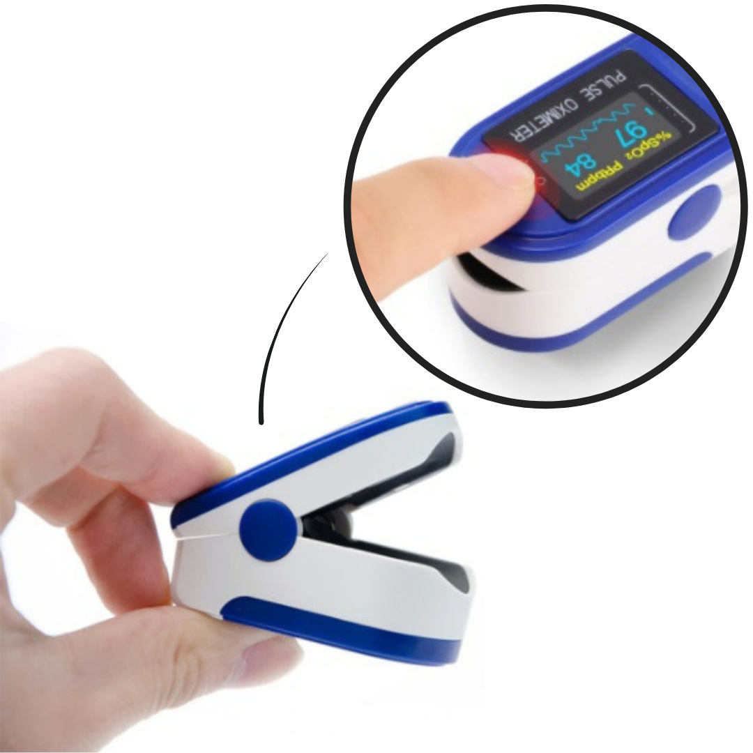 Precise finger pulse oximeter for immediate measurements