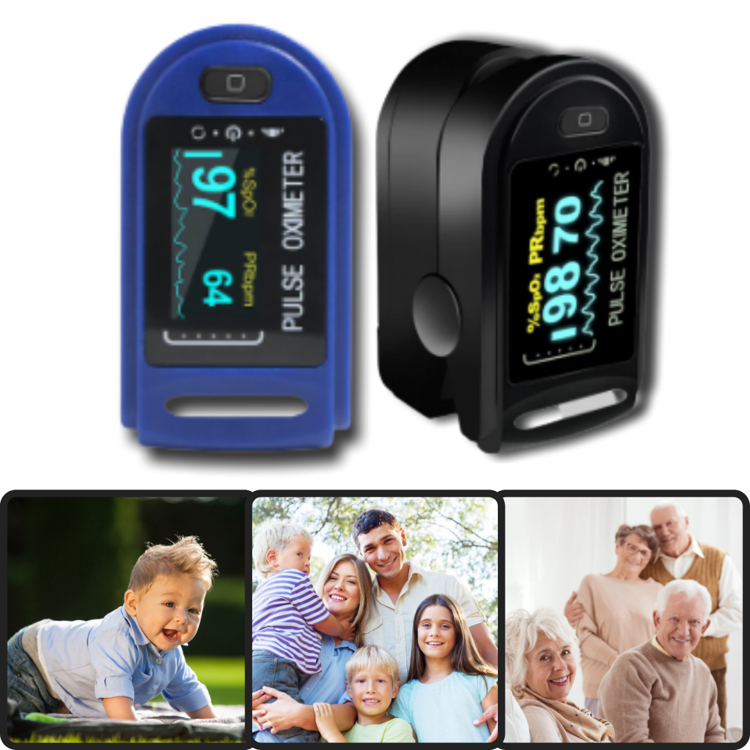 Precise finger pulse oximeter for immediate measurements