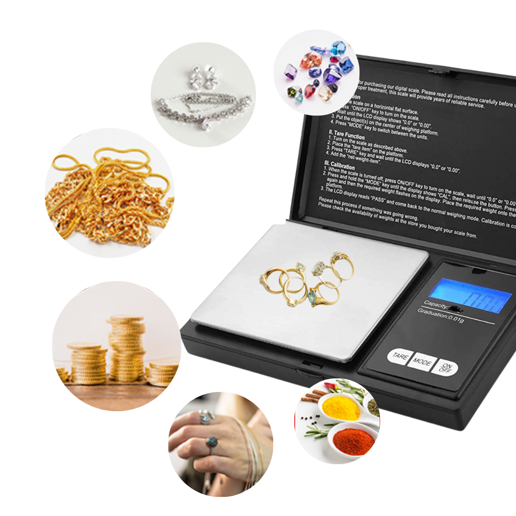 Precision Pocket Scale for Jewelry and More