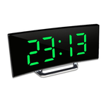Elegante LED-Wecker mit Spiegeloberfläche und automatischer Helligkeitsanpassung