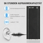 Handlicher Sprachrekorder | Kompakte Aufnahmegerät mit Ein-Tasten-Bedienung