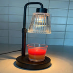 Height-Adjustable Candle Warmer Lamp with Timer and Dimming Function