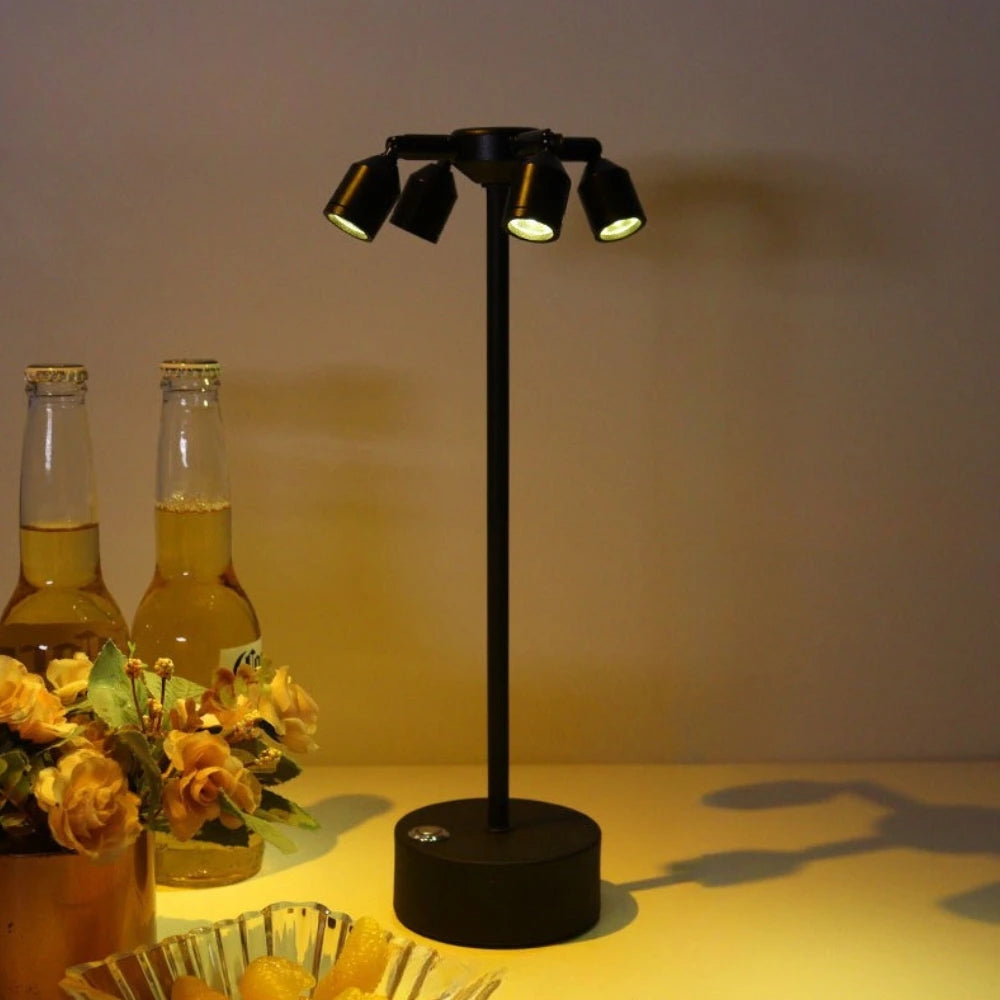 Cordless Lamp with Touch Dimmer and 360° Rotation