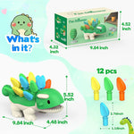 Dino Adventure - Discover Colors and Numbers - Promote Fine Motor Skills