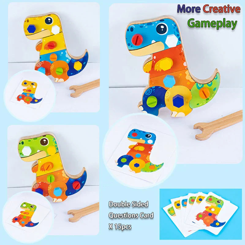 Dino Screw Board - Discover & Play - Sensory Toy
