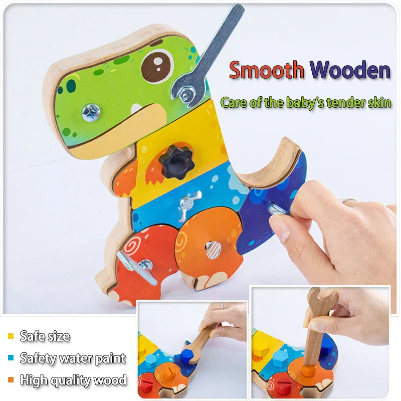 Dino Screw Board - Discover & Play - Sensory Toy