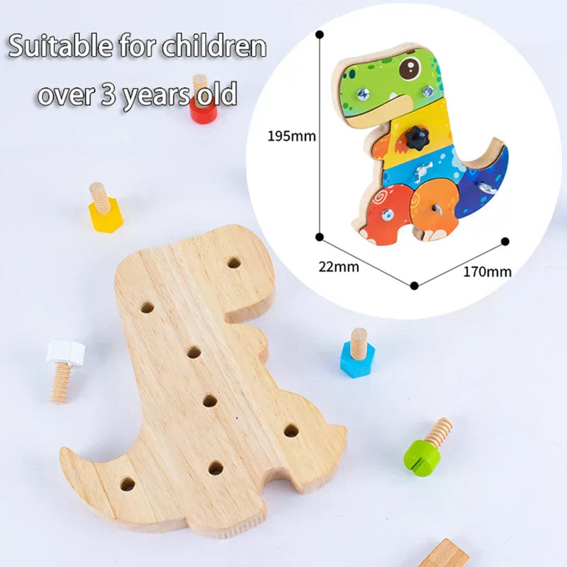 Dino Screw Board - Discover & Play - Sensory Toy