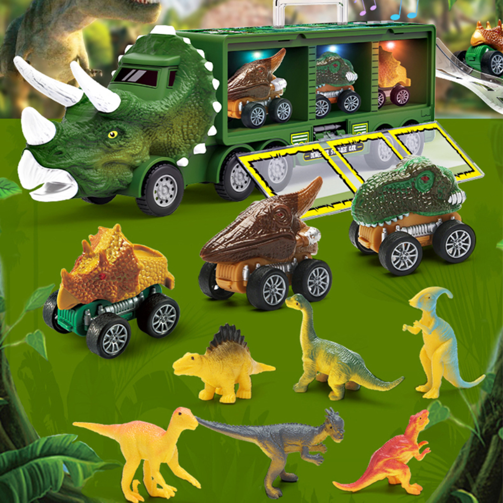 Dino Truck - Transport the Dinosaurs - Dinosaur Truck