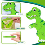 DinoPuzzles - Promotes problem-solving skills and creative development