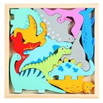 Holzpuzzle mit Formen – 2 kaufen, 1 gratis erhalten