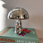 Funky Light Mushroom with Reflection Effects – Retro Decor for Your Home