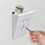 Hidden Wall Safe with Electrical Outlet Design for Valuables