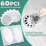 Disposable Hair Catchers for Shower Drains (30 pcs)