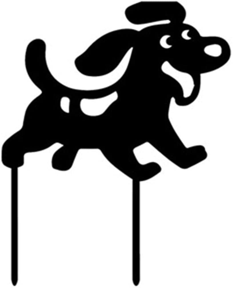 Beautiful dog figurine for the garden