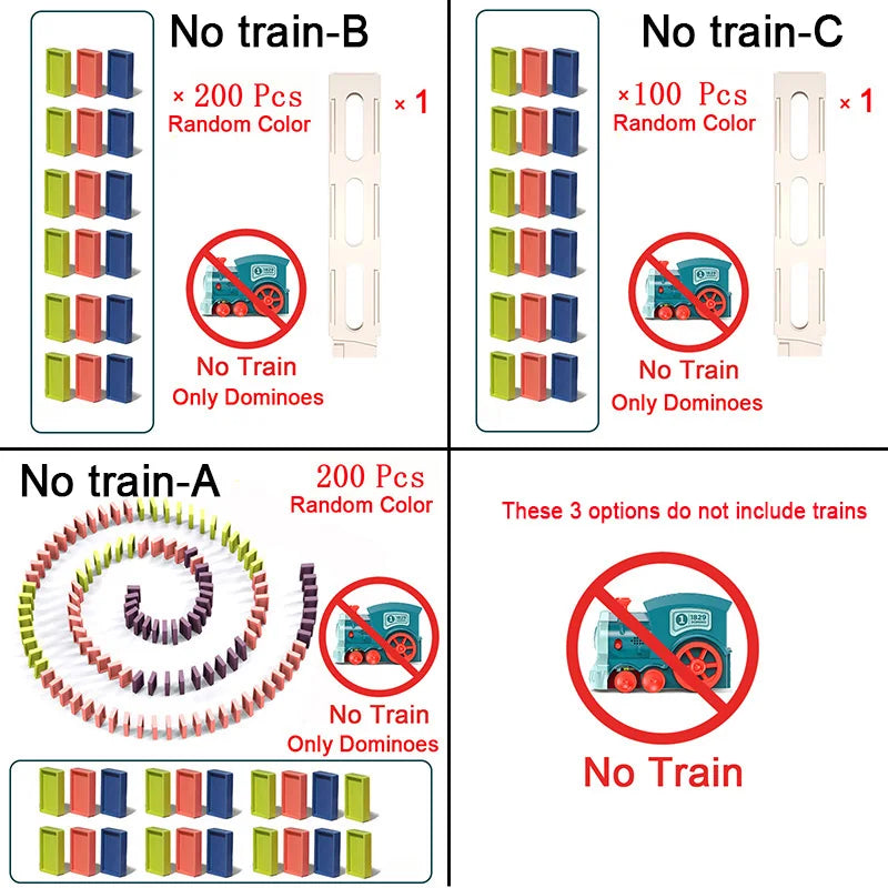 Domino Run - Domino Train - Game with Learning Factor