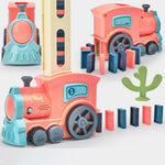 Bunte Domino-Bahn für kreative Kinderabenteuer