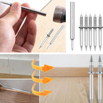 Double-headed fixing nails for easy installation