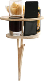 Elegant Portable Wine Table with Double Level