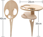 Elegant Portable Wine Table with Double Level