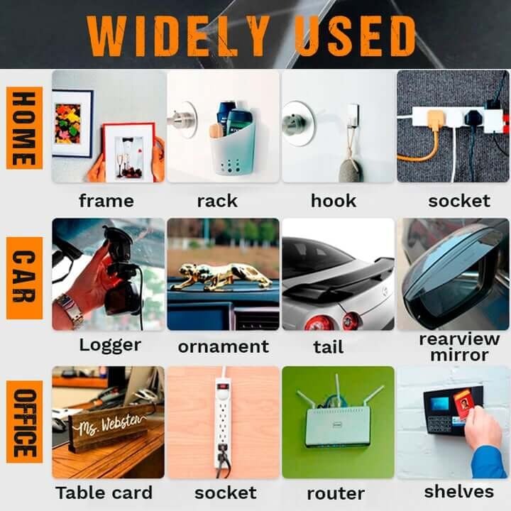 Versatile Double-Sided Multifunctional Tape (60 Pieces)