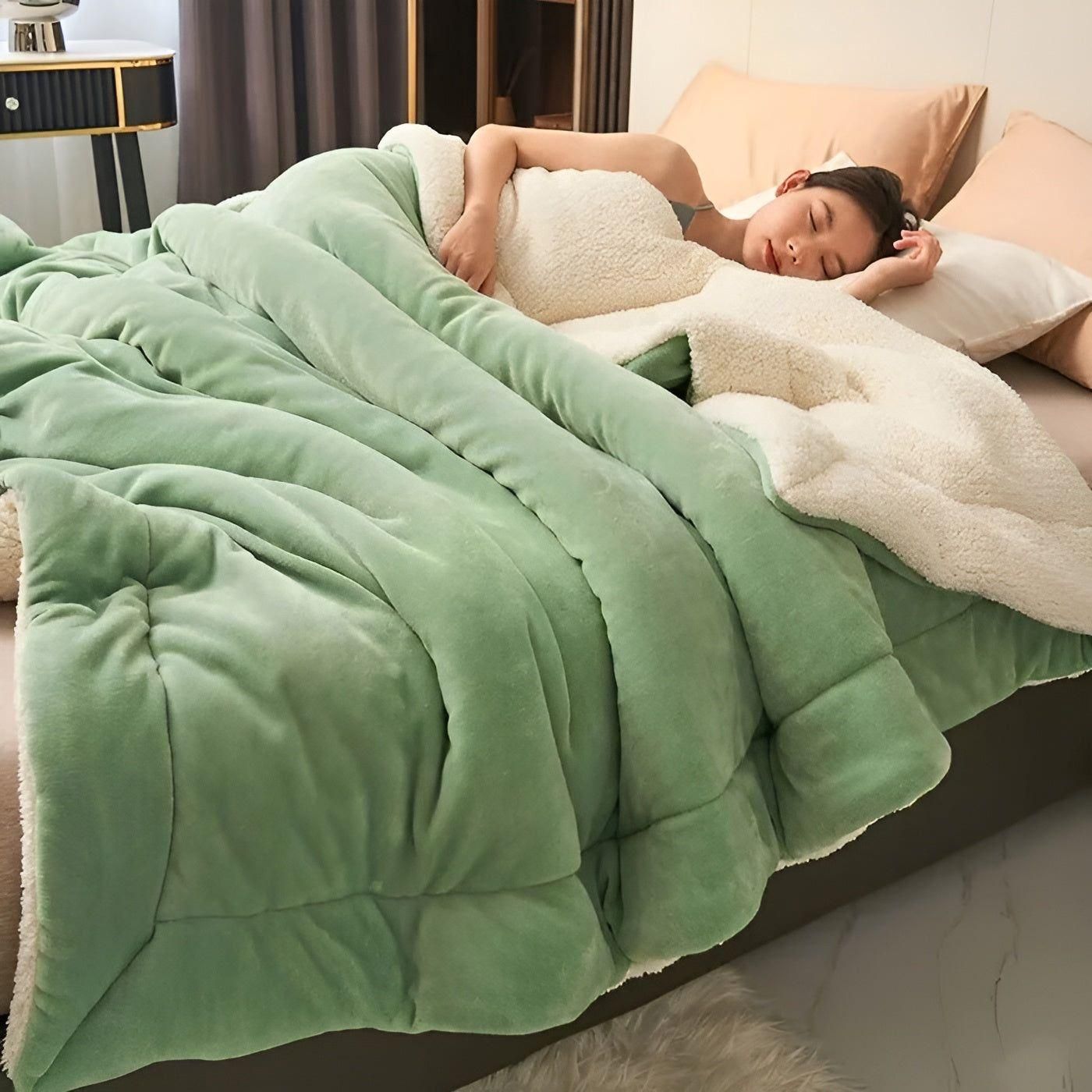 Two-Layer Fleece Blanket – Cozy Luxury for Your Home