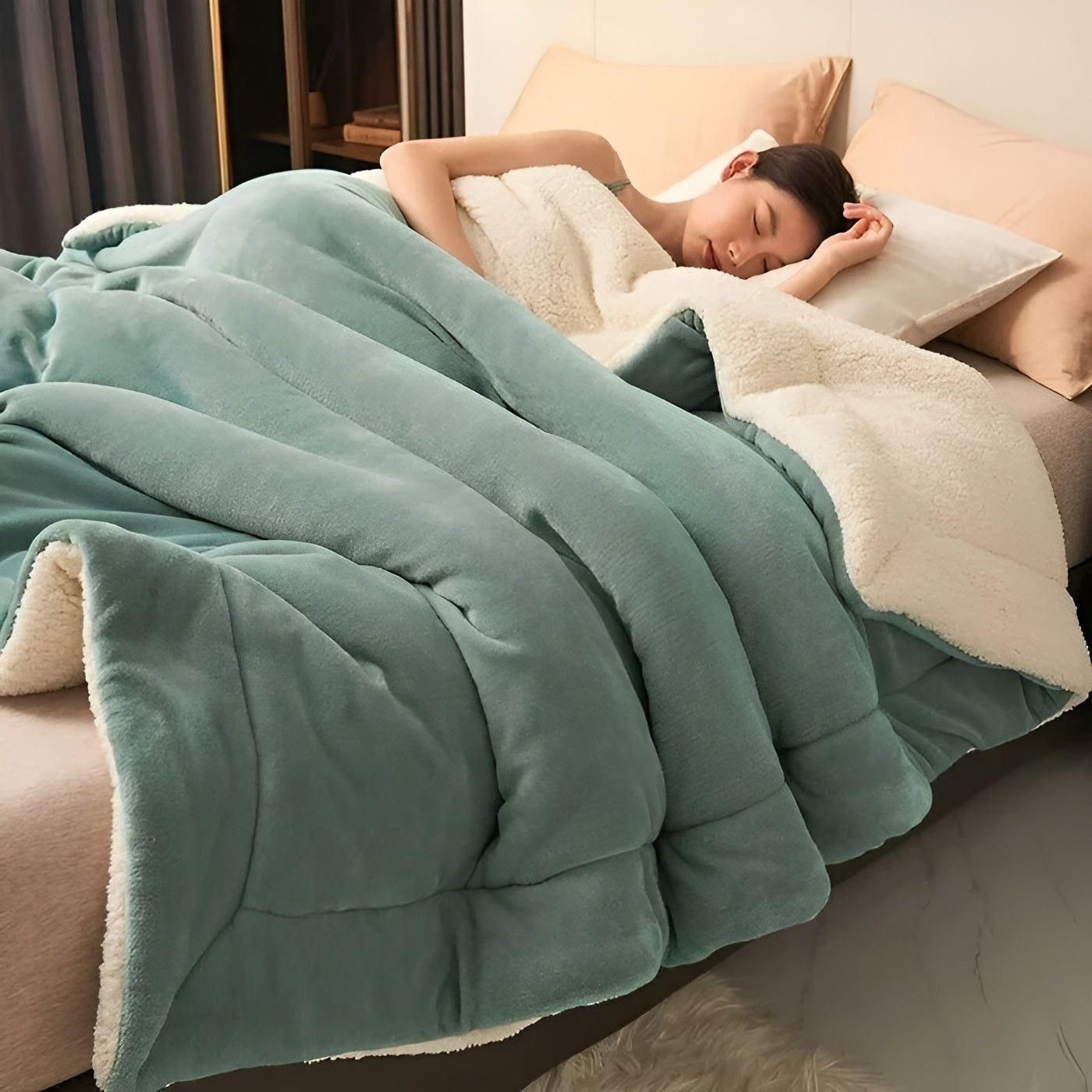 Two-Layer Fleece Blanket – Cozy Luxury for Your Home