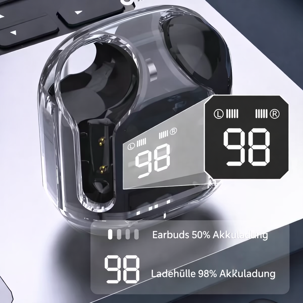 Kabellose Ohrhörer | In-Ear Kopfhörer | Kristallklarer Klang & Lange Akkulaufzeit