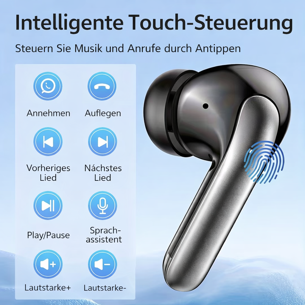 Kabellose In-Ear Kopfhörer | Klare Anrufe & Lange Akkulaufzeit