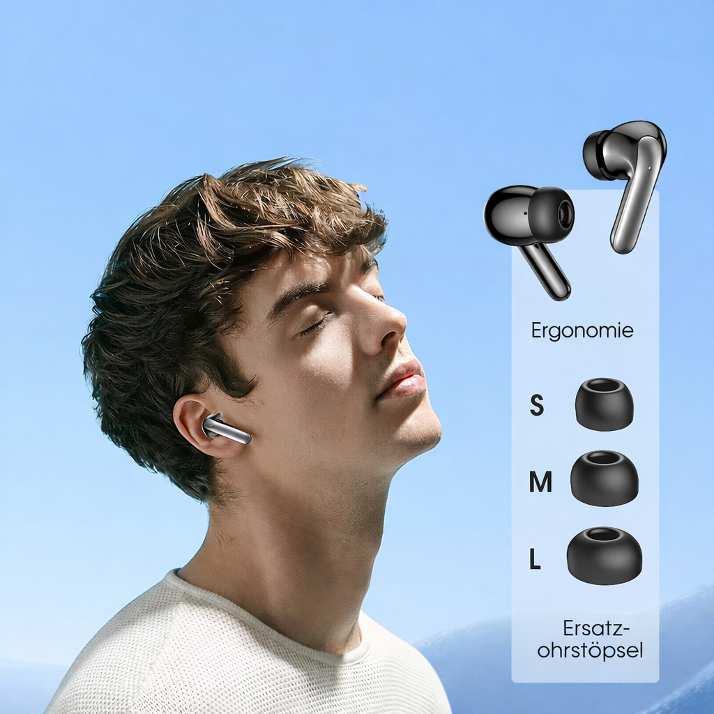 Kabellose In-Ear Kopfhörer | Klare Anrufe & Lange Akkulaufzeit