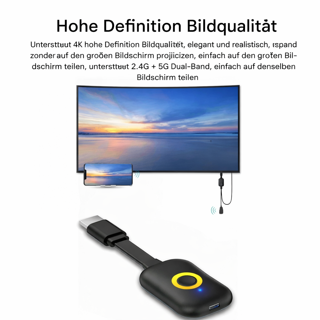 Kabelloser HDMI Adapter für Streaming | SmartDisplay Hub
