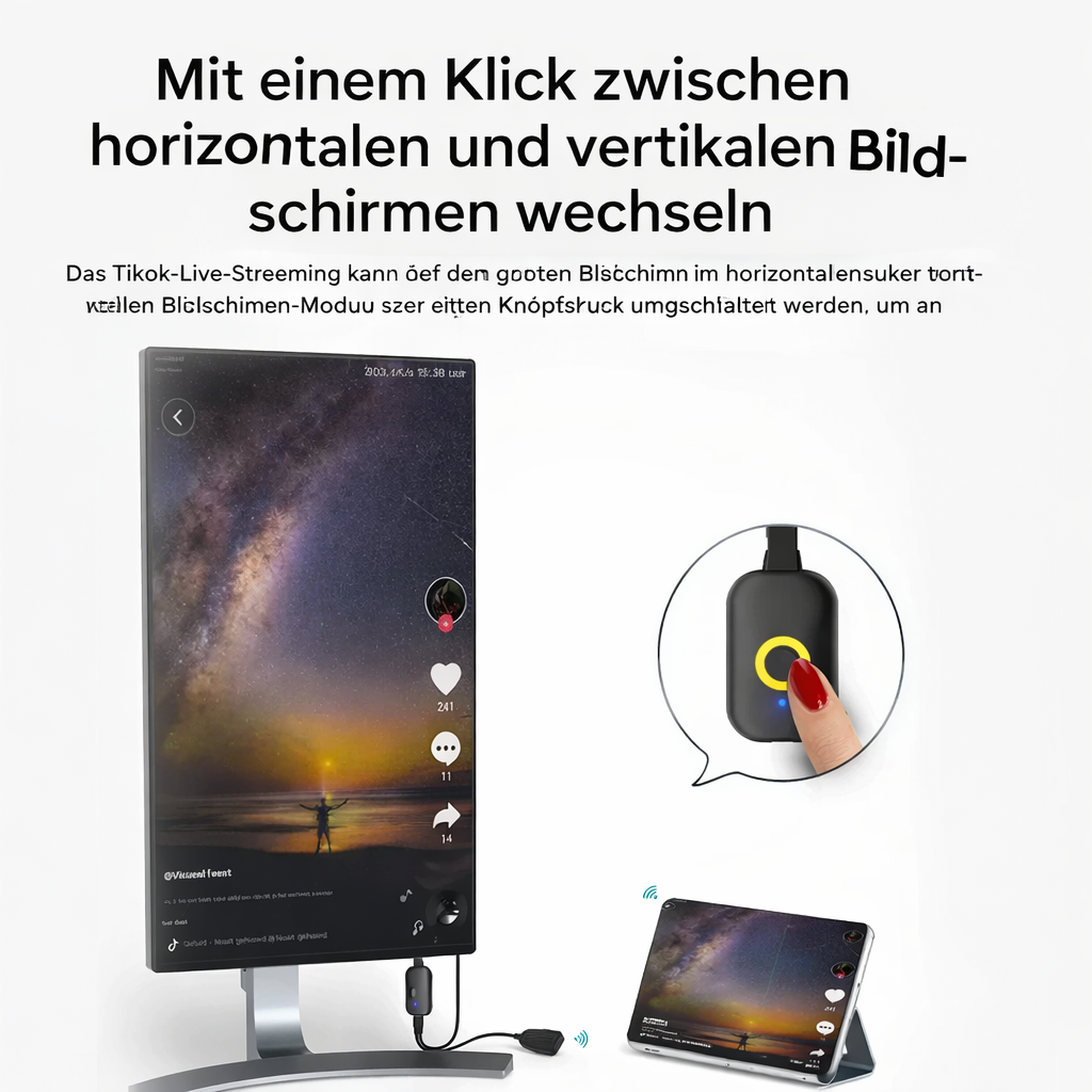 Kabelloser HDMI Adapter für Streaming | SmartDisplay Hub