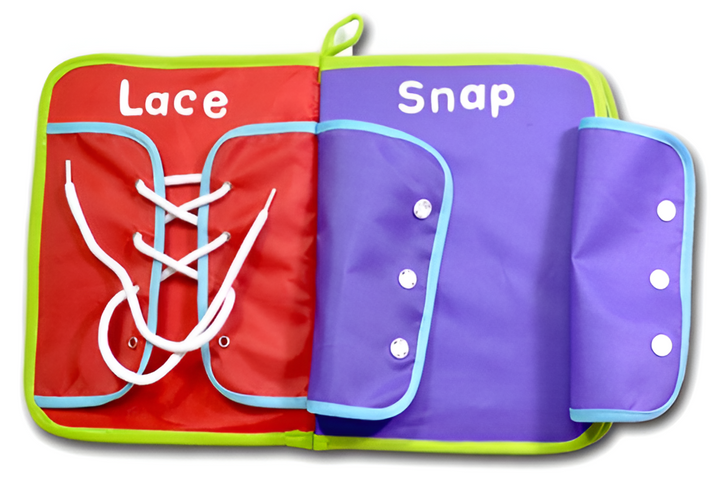Montessori Dressing Learning Board - Fun to Play and Learn on the Go