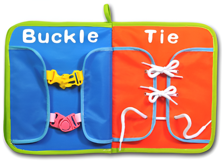 Montessori Dressing Learning Board - Fun to Play and Learn on the Go