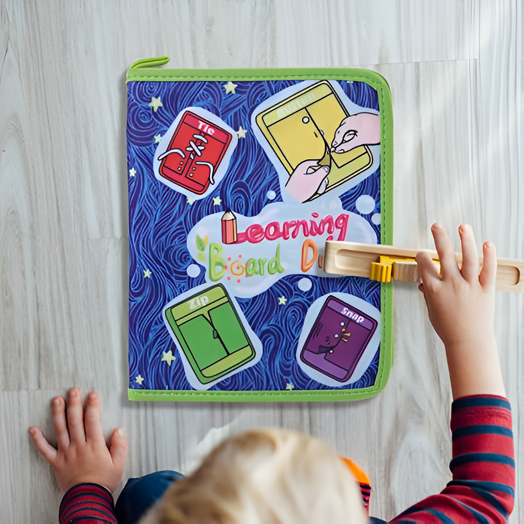 Montessori Dressing Learning Board - Fun to Play and Learn on the Go