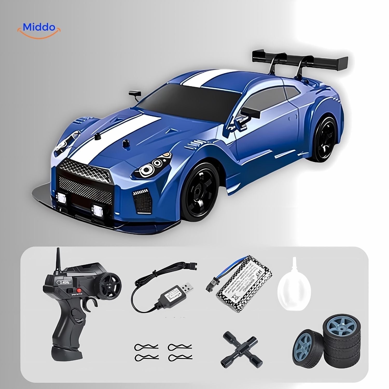 TurboDrift 4WD | Lightning-Fast Drift RC Car with Turbo Charging Function