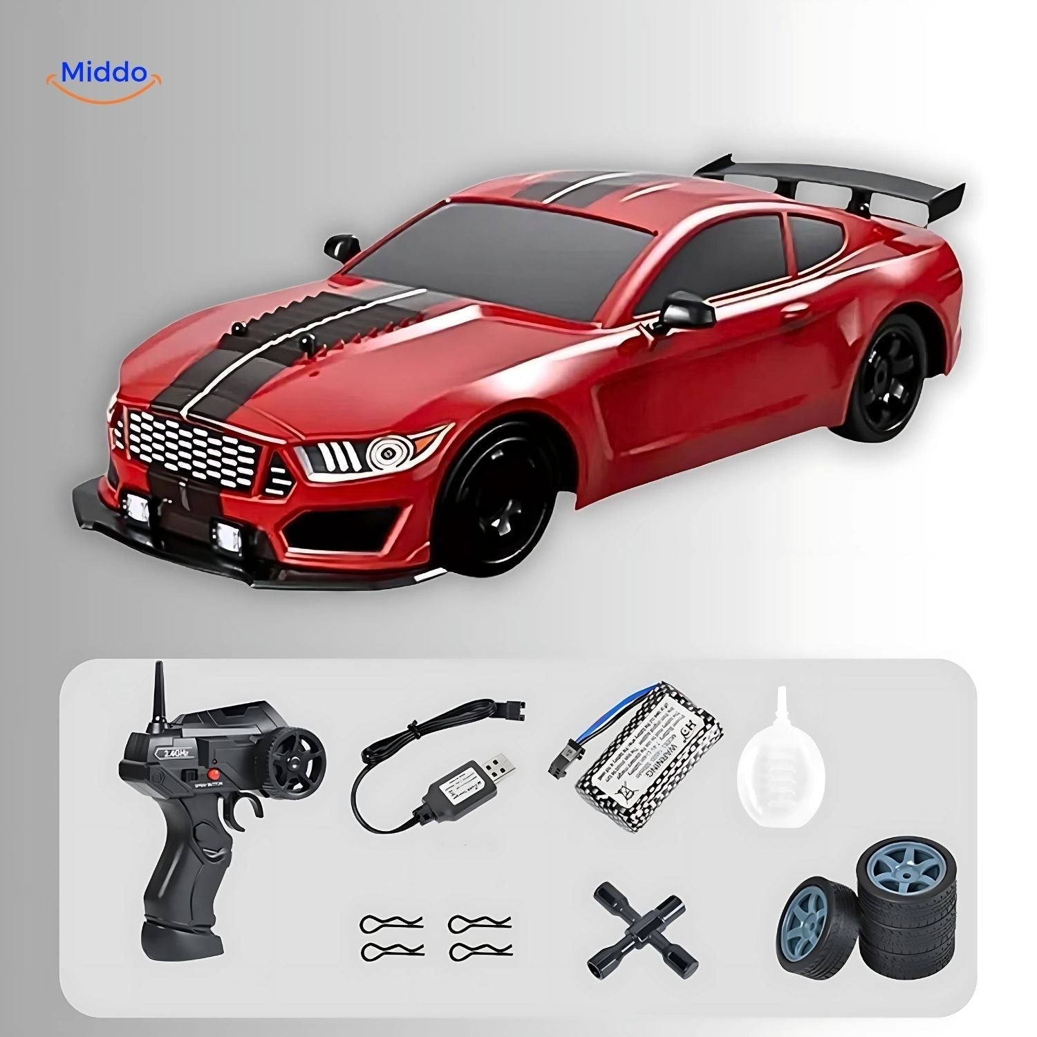 TurboDrift 4WD | Lightning-Fast Drift RC Car with Turbo Charging Function